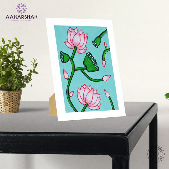 vibrant handmade pichwai painting-depicting indian folk traditions
