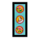 Framed artwork of a colorful lotus and cow-with handmade pichwai painting 