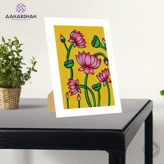vibrant handmade pichwai painting-depicting indian folk traditions
