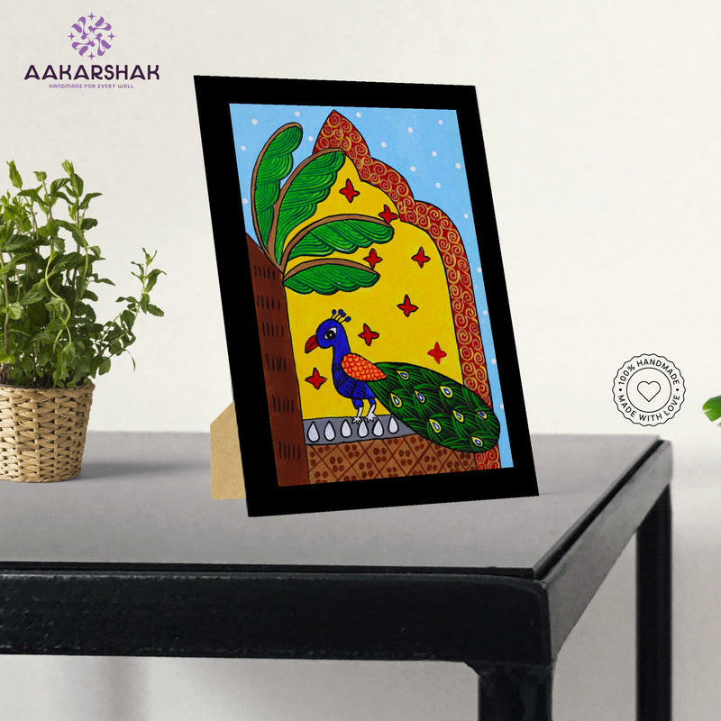 vibrant handmade pichwai painting-depicting indian folk traditions
