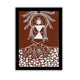 handmade warli painting buddha-in vibrant traditional folk art style