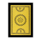 Framed artwork of a colorful dancing design-with handmade warli painting 