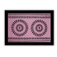Framed artwork of a colorful dancing design-with handmade warli painting 