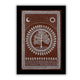 Framed artwork of a white tree design-with handmade warli painting 